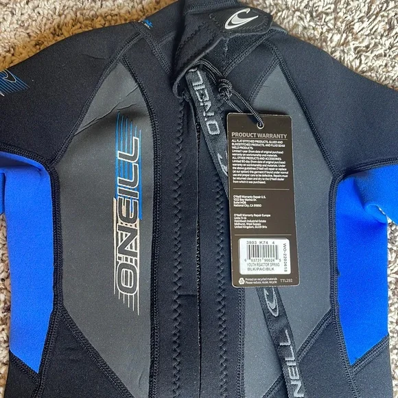 O’Neill Youth Wet Suit Reactor 2-MM Boys/Girls/Kids short Spring Suit